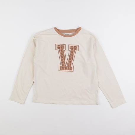 Tee-shirt - 10 ans Beige 1 - vertbaudet enfant 