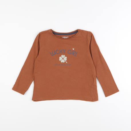 Tee-shirt - 3 ans Marron 1 - vertbaudet enfant 