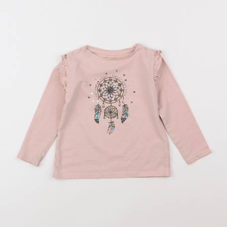 Tee-shirt - 4 ans Rose 1 - vertbaudet enfant 