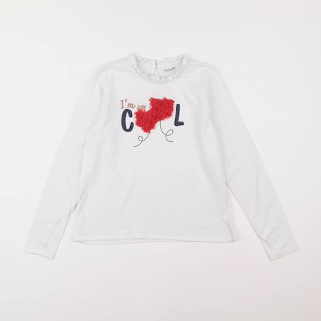 Tee-shirt - 10 ans Blanc 1 - vertbaudet enfant 