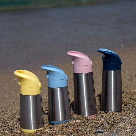 Gourde isotherme enfant avec paille anti-fuite Beige+Bleu+Jaune+Vert 11 - vertbaudet enfant 