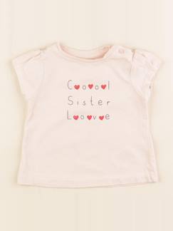 Seconde main-Fille-T-shirt, sous pull-Tee-shirt - 9 mois