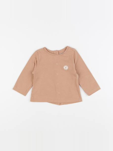 Tee-shirt - 3 mois Rose 1 - vertbaudet enfant 