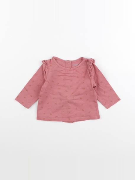 Tee-shirt - 3 mois Rose 1 - vertbaudet enfant 