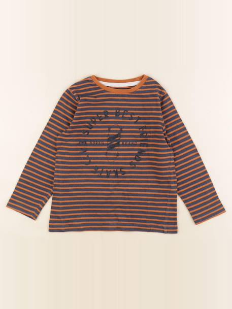Tee-shirt - 5 ans Marron 1 - vertbaudet enfant 