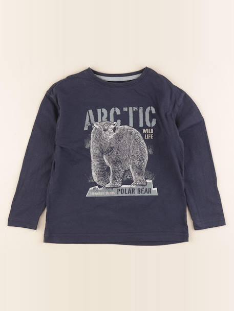 Tee-shirt - 5 ans Bleu 1 - vertbaudet enfant 