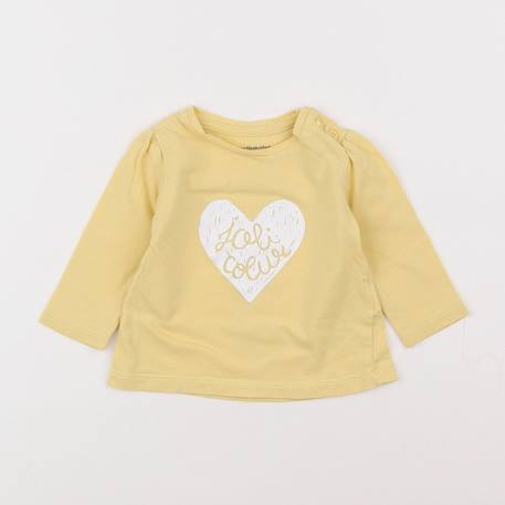 Tee-shirt - 3 mois Jaune 1 - vertbaudet enfant 