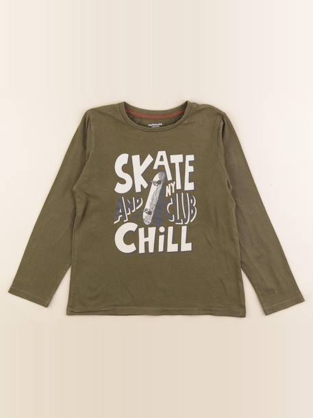 Tee-shirt - 8 ans Vert 1 - vertbaudet enfant 