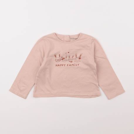 Tee-shirt - 12 mois Rose 1 - vertbaudet enfant 