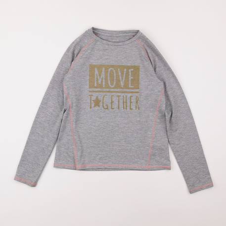 Tee-shirt - 10 ans Gris 1 - vertbaudet enfant 