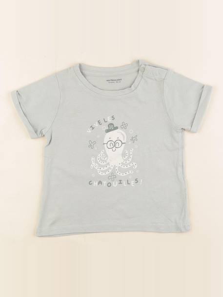 Tee-shirt - 24 mois Vert 1 - vertbaudet enfant 