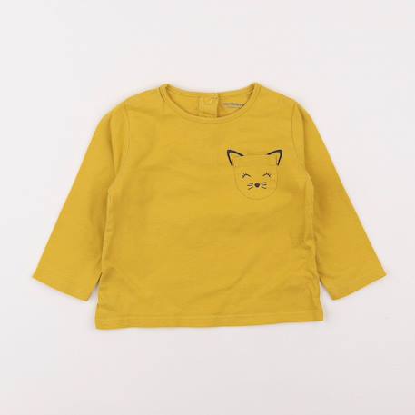 Tee-shirt - 12 mois Jaune 1 - vertbaudet enfant 