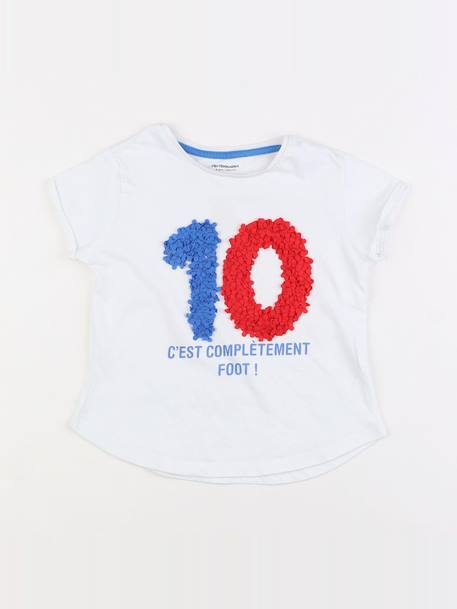Tee-shirt - 4 ans Blanc 1 - vertbaudet enfant 