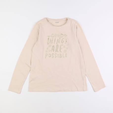 Tee-shirt - 12 ans Beige, or 1 - vertbaudet enfant 