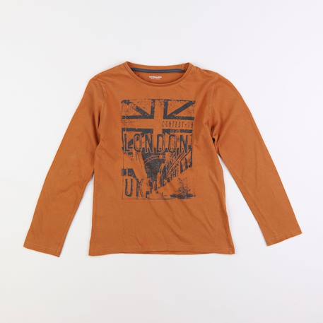 Tee-shirt - 8 ans Marron 1 - vertbaudet enfant 