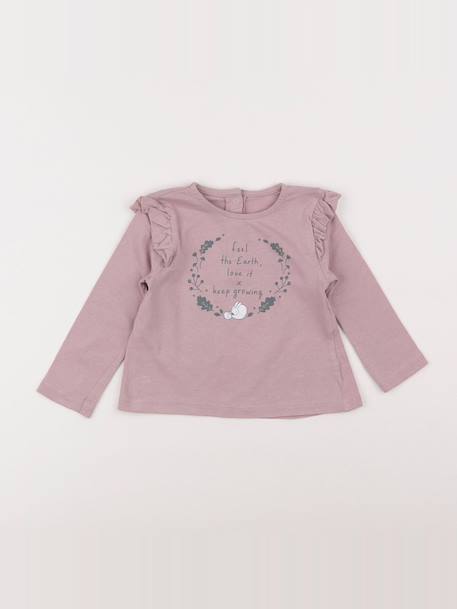 Tee-shirt - 12/18 mois Rose 1 - vertbaudet enfant 