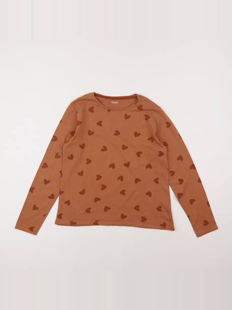 Tee-shirt - 14 ans Marron 1 - vertbaudet enfant 