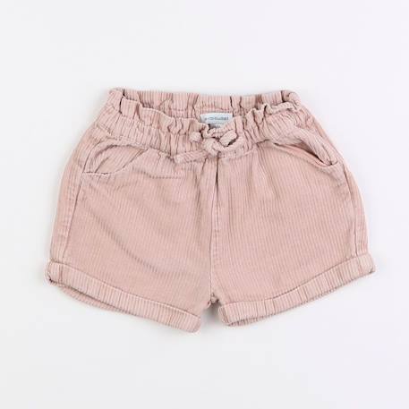 Short - 12 mois Blanc, rose 1 - vertbaudet enfant 