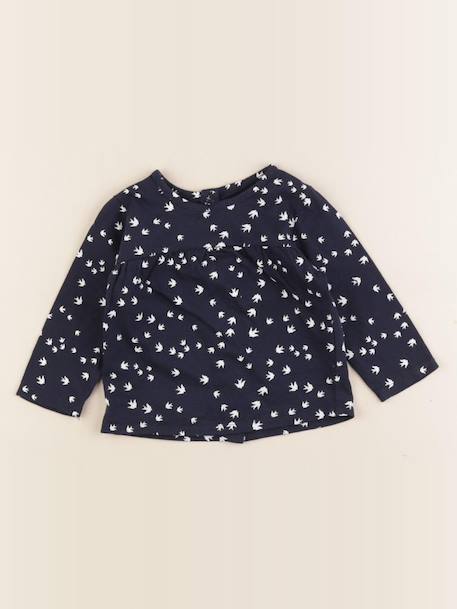 Tee-shirt - 9 mois Bleu 1 - vertbaudet enfant 