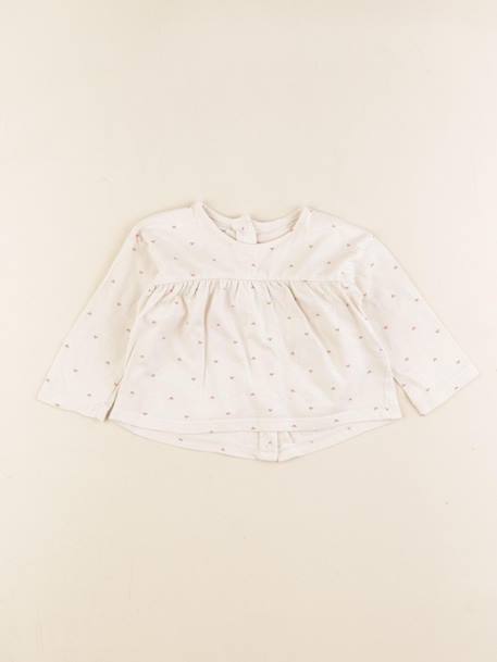 Tee-shirt - 3 mois Beige 1 - vertbaudet enfant 