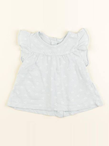 Tee-shirt - 9 mois Bleu 1 - vertbaudet enfant 