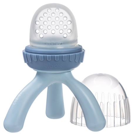 Grignoteuse bébé avec embout silicone Bleu+Rose+Vert+Violet 1 - vertbaudet enfant 