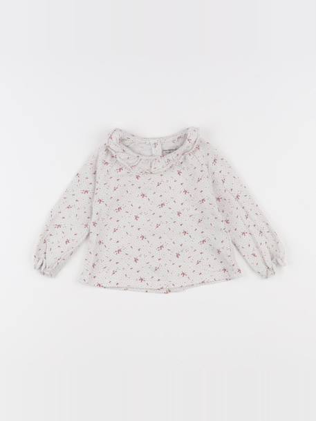 Tee-shirt - 6 mois Beige 1 - vertbaudet enfant 