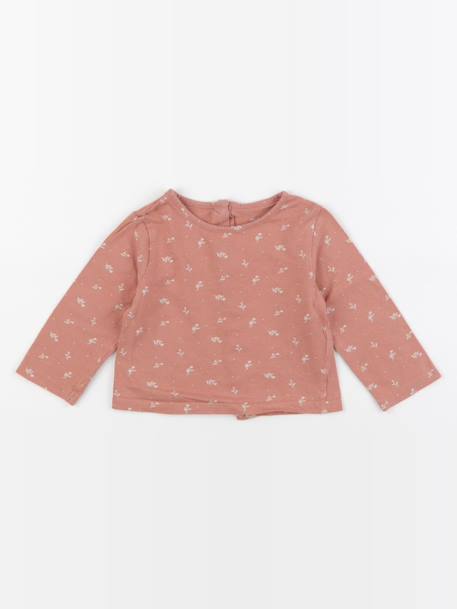 Tee-shirt - 6 mois Rose 1 - vertbaudet enfant 