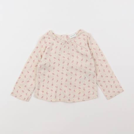 Tee-shirt - 6 mois Beige 1 - vertbaudet enfant 