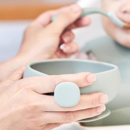 Bol à ventouse et couvercle Beige+Bleu+Rose+Vert de gris 18 - vertbaudet enfant 