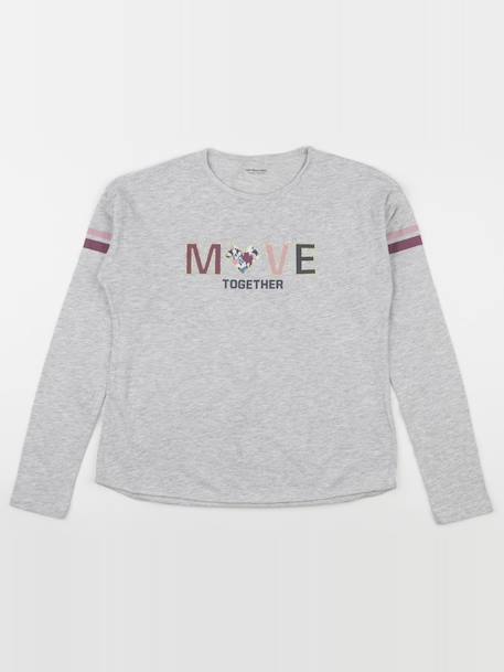 Tee-shirt - 12 ans Gris, or 1 - vertbaudet enfant 