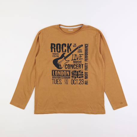 Tee-shirt - 14 ans Marron 1 - vertbaudet enfant 