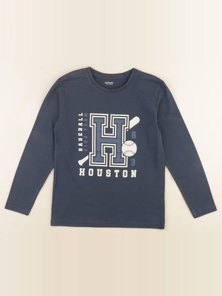 Tee-shirt - 10 ans Bleu 1 - vertbaudet enfant 