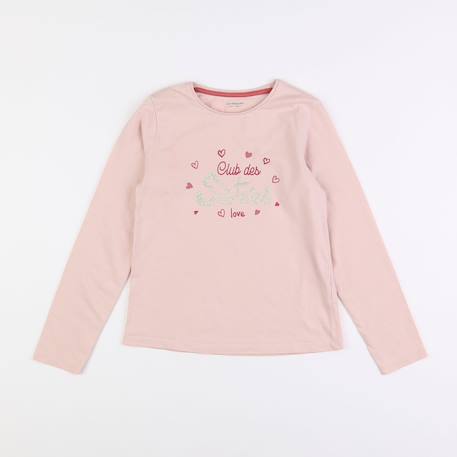 Tee-shirt - 8 ans Rose 1 - vertbaudet enfant 