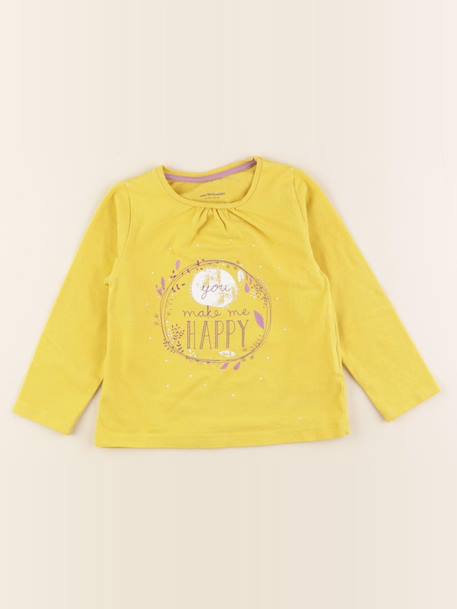 Tee-shirt - 3 ans Jaune 1 - vertbaudet enfant 