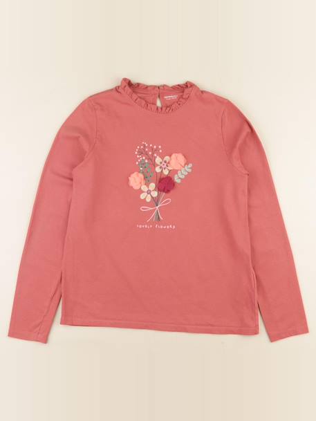 Tee-shirt - 12 ans Rose 1 - vertbaudet enfant 