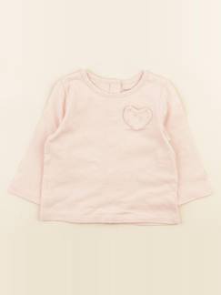 Seconde main-Fille-T-shirt, sous pull-Tee-shirt - 3 mois