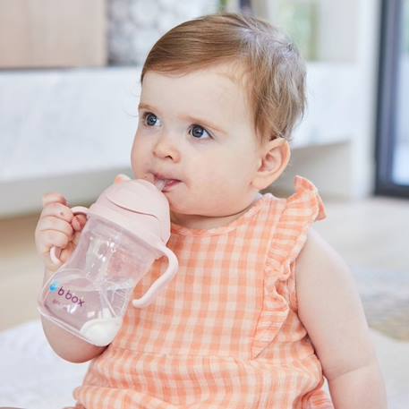 Tasse à paille lestée Beige+Bleu+Gris, jaune+Rose 20 - vertbaudet enfant 