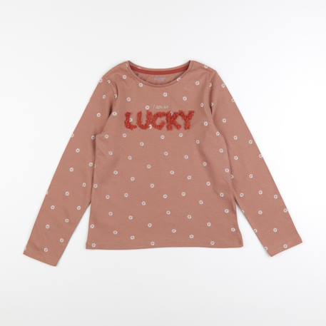 Tee-shirt - 8 ans Marron 1 - vertbaudet enfant 