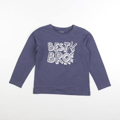 Tee-shirt - 12 ans Bleu 1 - vertbaudet enfant 