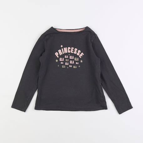 Tee-shirt - 6 ans Gris 1 - vertbaudet enfant 