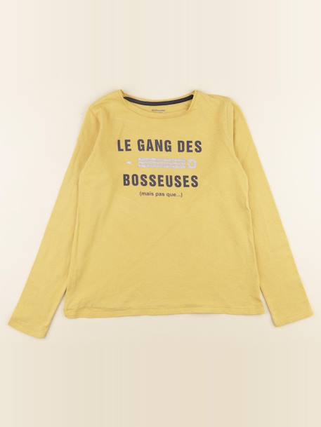 Tee-shirt - 10 ans Jaune 1 - vertbaudet enfant 