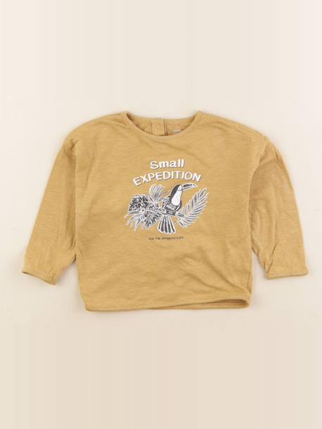 Tee-shirt - 18 mois Jaune 1 - vertbaudet enfant 