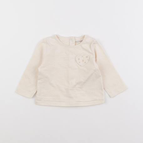 Tee-shirt - 6 mois Beige 1 - vertbaudet enfant 