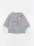 Tee-shirt imprimé au dos - 4 ans Gris 1 - vertbaudet enfant 