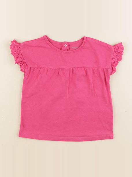 Tee-shirt - 24 mois Rose 1 - vertbaudet enfant 
