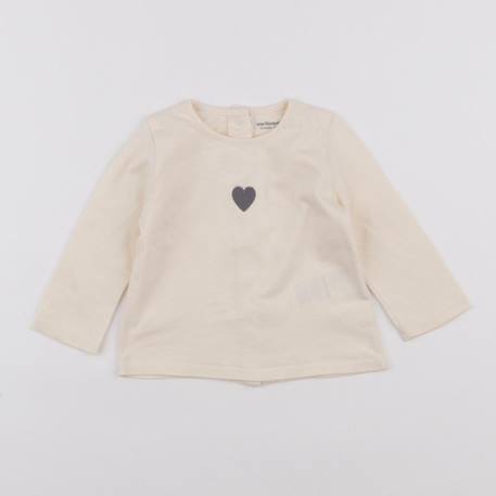 Tee-shirt - 6 mois Beige 1 - vertbaudet enfant 