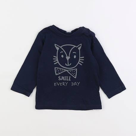 Tee-shirt - 3 mois Bleu 1 - vertbaudet enfant 