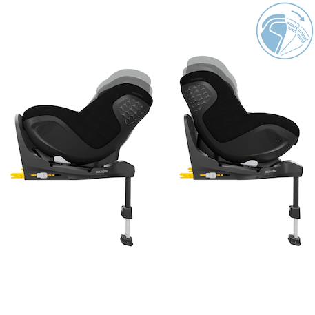 Siège auto évolutif pivotant et coulissant mica 360 pro Authentic black+Authentic graphite+Authentic truffle 4 - vertbaudet enfant 
