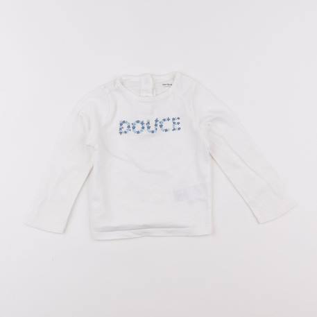 Tee-shirt - 12 mois Blanc 1 - vertbaudet enfant 